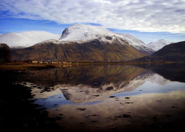 A missing hillwalker's body has been found near the foot of Ben Nevis, where he was last seen alive. Picture: Sean Bell