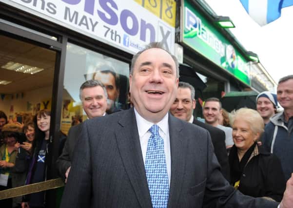 Bearsden SNP campaingn shop opening by Alex Salmond. Picture: Jamie Forbes