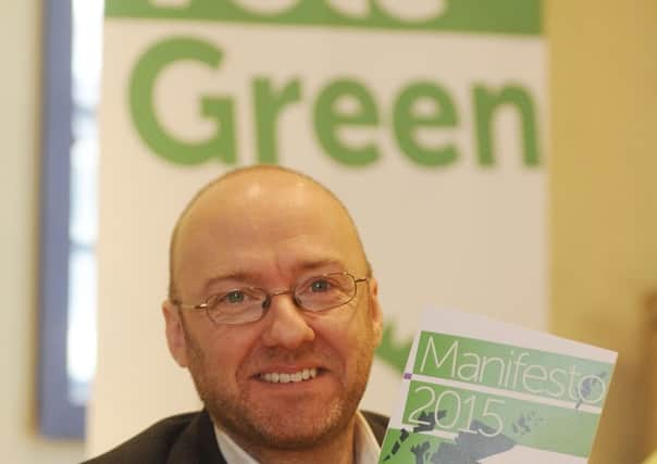 When it comes to cast our Holyrood votes next year, will anyone hear Patrick Harvie over the ongoing row about the constitution? Picture: TSPL