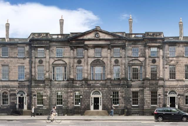 The Charlotte Square Collection, a managed estate of 21 townhouse properties in Edinburghs iconic Georgian square. Picture: TSPL