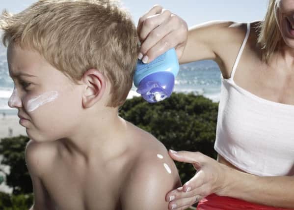 The use of too-strong sunscreen blocks out sunshines vitamin D, which is needed for bone health. Picture: TSPL