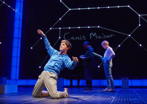 Joshua Jenkins (Christopher) in The Curious Incident. Picture: Contributed