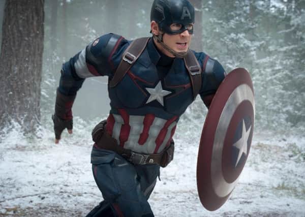 Captain America (Chris Evans) in the Avengers. Picture: Jay Maidment