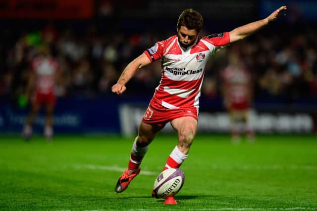 Scotland skipper Greig Laidlaw kicked 12 points in the Cherry and Whites victory. Picture: Getty