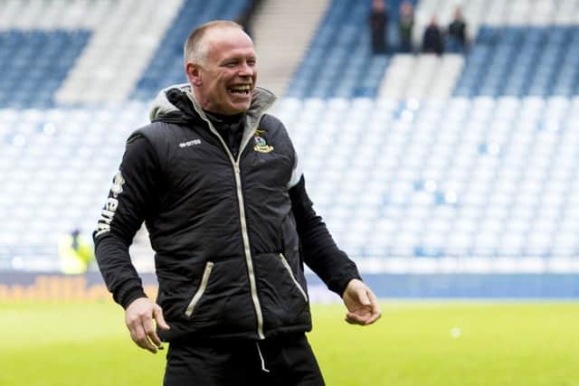 All smiles from Inverness CT manager John Hughes after their Scottish Cup semi-final victory over Celtic. Picture: SNS Group