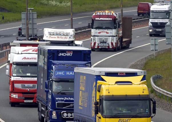 A cut in fuel duty would create jobs in the road transport industry. Picture: Jane Barlow