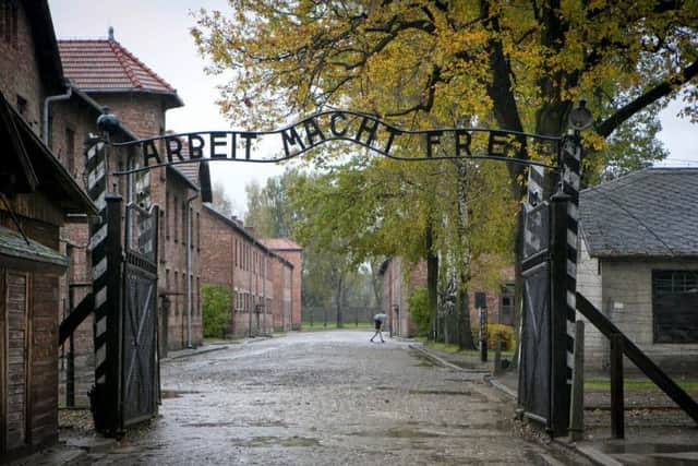 Infamous entrance to Auschwitz I. Picture: Contributed