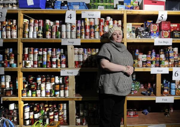 Julie Webster, co-cordinator and co-founder of the Greater Maryhill Foodbank in Glasgow. Picture: John Devlin