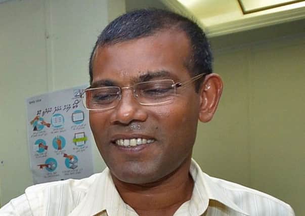 Mohamed Nasheed: Former leader was jailed for 13 years. Picture: Getty