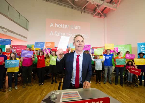 Scottish Labour leader Jim Murphy launches Scottish Labour's manifesto last week. Picture: John Devlin