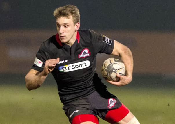 Tom Brown in action for Edinburgh Rugby. Picture: SNS