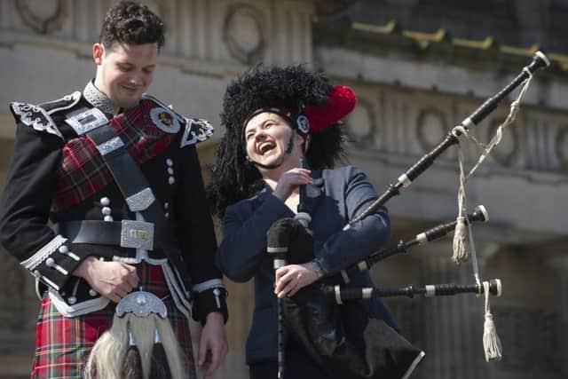 No piping down for Scottish Conservative leader Ruth Davidson. Picture: Lesley Martin