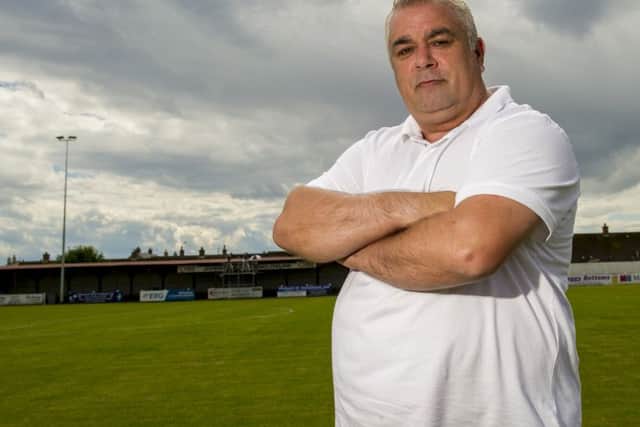 Davie Kirkwood at Dudgeon Park, home of Brora Rangers. Picture: SNS