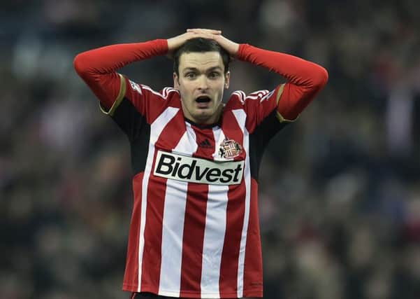 England footballer and Sunderland winger Adam Johnson, who has been charged with three offences of sexual activity with a child under 16 and one of grooming. Picture: PA
