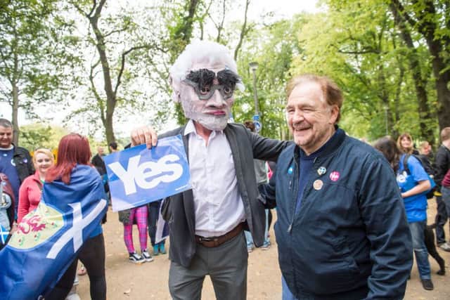 Brian Cox was an active Yes campaigner in last years referendum. Picture: Ian Georgeson