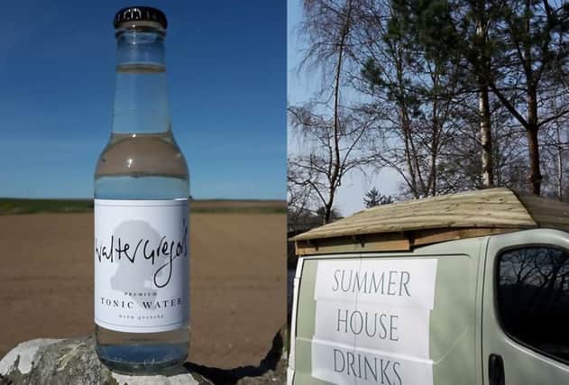 The tonic water, left, and the Summerhouse van. Pictures: Contributed