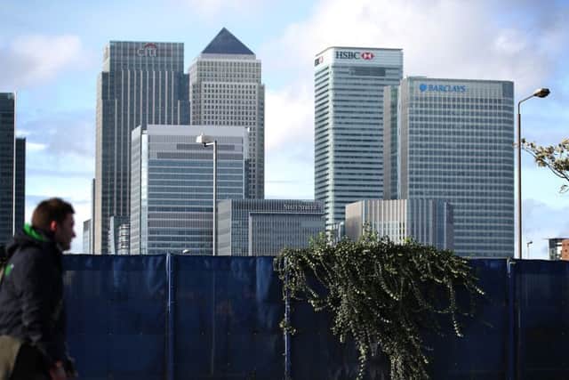 The HSBC headquarters building is at Canary Wharf in London. Picture: Getty