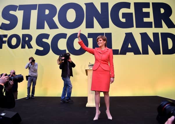 The SNP has a powerful but pithy slogan and a leader also seen as strong. Picture: Getty