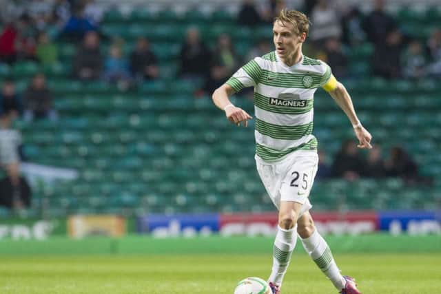 Stefan Johansen has made himself a key part of the Celtic midfield, guided by long-time gaffer Ronny Deila. Picture: Craig Foy/SNS