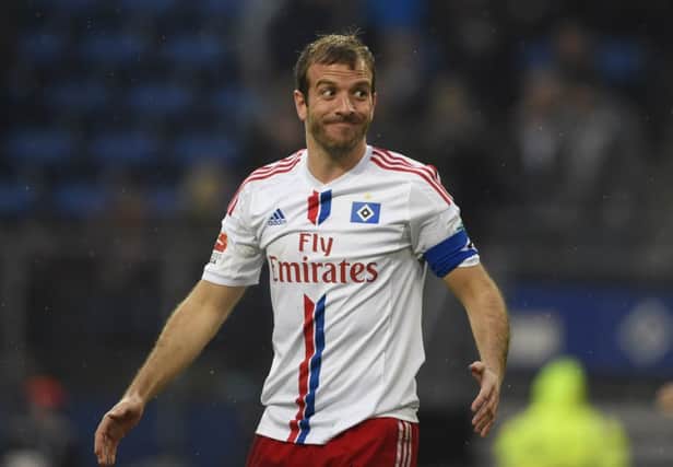 Van der Vaart is out of contract with current club Hamburg in the summer. Picture: AFP/Getty