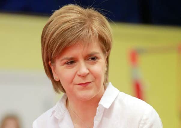 Nicola Sturgeon claimed the Westminster parties were basing their campaigns on 'fear and division'. Picture: Hemedia
