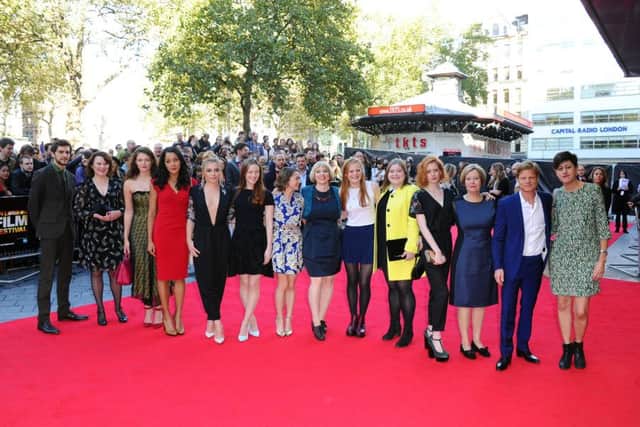 Tracey Thorn, far right, from Everything But The Girl attends the world premiere red carpet arrivals of The Falling in London last October. Picture: Getty