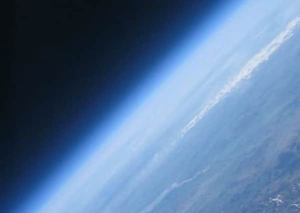 A photo taken from the Anemoi Project high-altitude balloon. Picture: Adrienne Macartney/Facebook