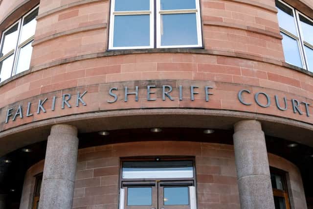 Falkirk Sheriff Court. Picture: Lisa Ferguson