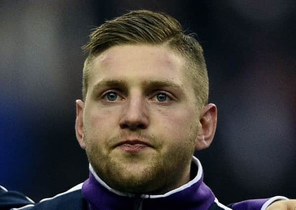 Scotland's fly half Finn Russell at the France and Scotland 6 Nations match at the Stade de France, Paris. Picture: AFP/Getty Images