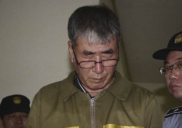 Lee Joon-seok fled ship while telling passengers to remain. Picture: AP
