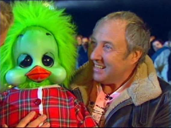 Ventriloquist and right-hand man of a popular green duck called Orville. Picture: SWNS