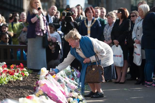 A vigil was held in Glasgow for Karen Buckley earlier this month. Picture: John Devlin