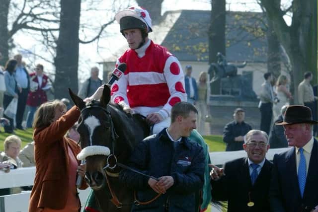 Richie McGrath won the 2003 Scottish National on Ryalux. Picture: PA