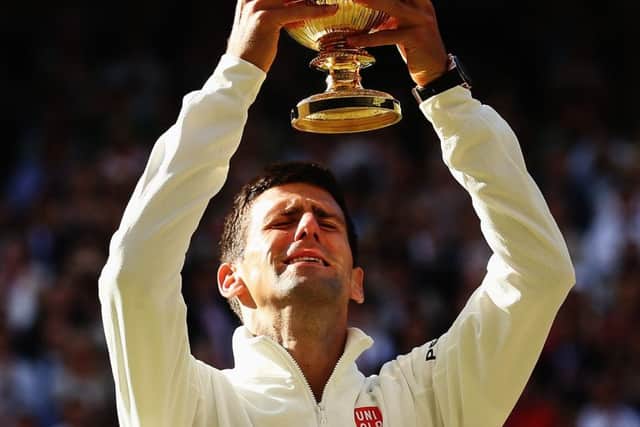 Reigning Wimbledon men's singles champion Novak Djokovic will be chasing a £1.88m prize. Picture: Getty