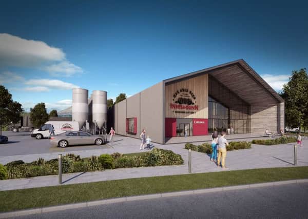 An artist's impression of the new Innis & Gunn brewery. Picture: Contributed