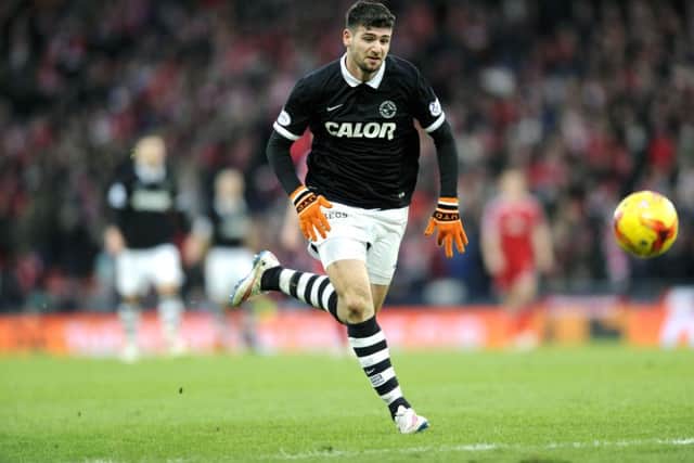 Nadir Ciftci is thought to be a target for Celtic, much to the chagrin of Dundee United. Picture: John Devlin