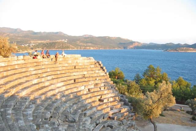 The ancient theatre at Kas