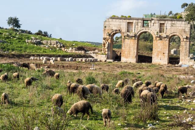 The ruins of the ancient city of Patara