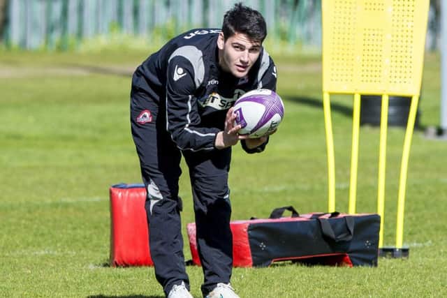 Sam Hidalgo-Clyne is hoping to impose himself on tomorrow nights game. Picture: SNS