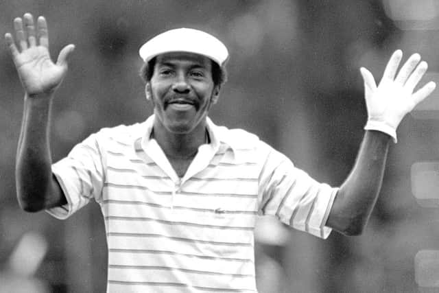 Peete: Most successful African-American player before Woods. Picture: AP