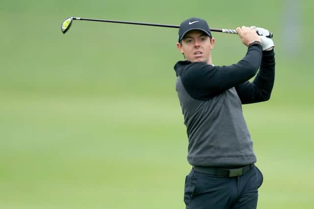 Rory McIlroy in action during the World Golf Championships in San Francisco. Picture: Getty