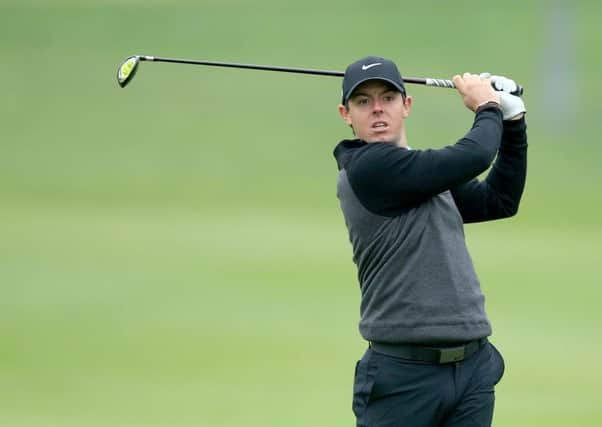 Rory McIlroy in action during the World Golf Championships in San Francisco. Picture: Getty