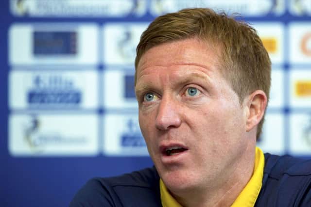 Gary Locke has told his out-of-contract players that there is still time to win a new deal. Picture: SNS