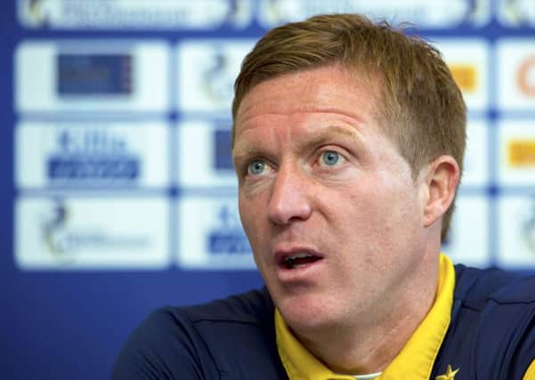 Gary Locke has told his out-of-contract players that there is still time to win a new deal. Picture: SNS