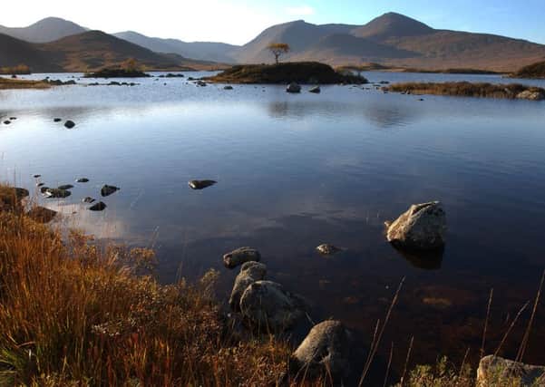 Rannoch Moor, the site of a proposed wind farm. Picture: Ian Rutherford