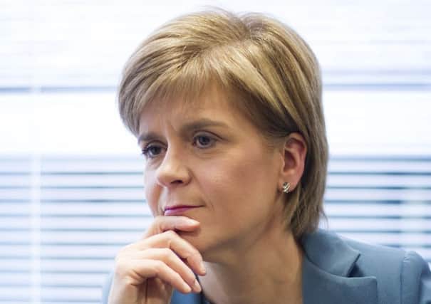 Nicola Sturgeon is urging Scots to back the SNP to make their voice heard at Westminster. Picture: Jane Barlow