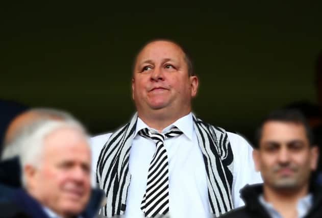 Mike Ashley dodged questions from journalists about his involvement with Rangers. Picture: Getty