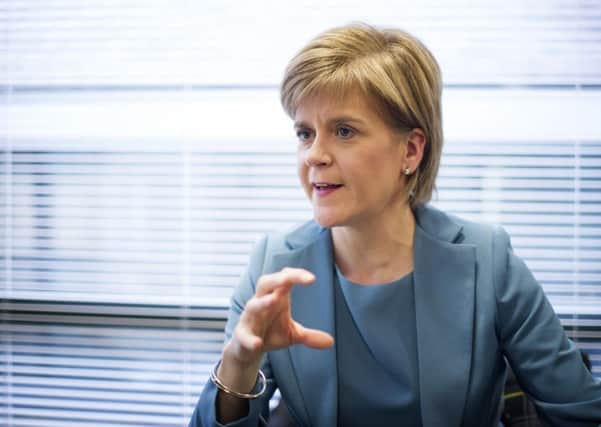 First Minister and leader of the SNP, Nicola Sturgeon. Picture: Jane Barlow