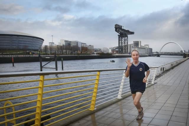 Murphy finds a run around Glasgow clears his head. Picture: PA