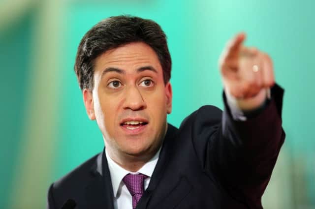 Ed Miliband still harbours hope of a Labour victory in Scotland but the polls tell a radically different story. Picture: PA
